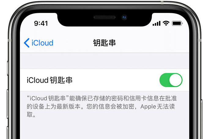 华蓥苹果手机维修分享在 iPhone 上开启 iCloud 钥匙串之后会储存哪些信息 