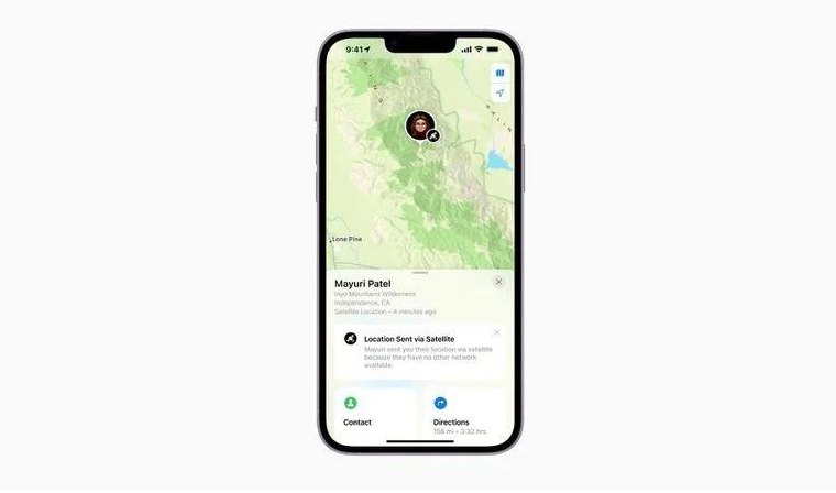 华蓥苹果14维修分享iPhone14系列中 FindMy功能通过卫星分享位置方法教程 