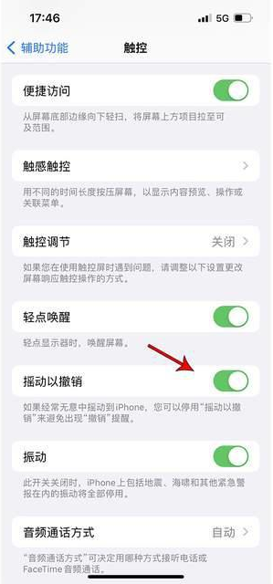 华蓥苹果手机维修分享iPhone手机如何设置摇一摇删除文字 